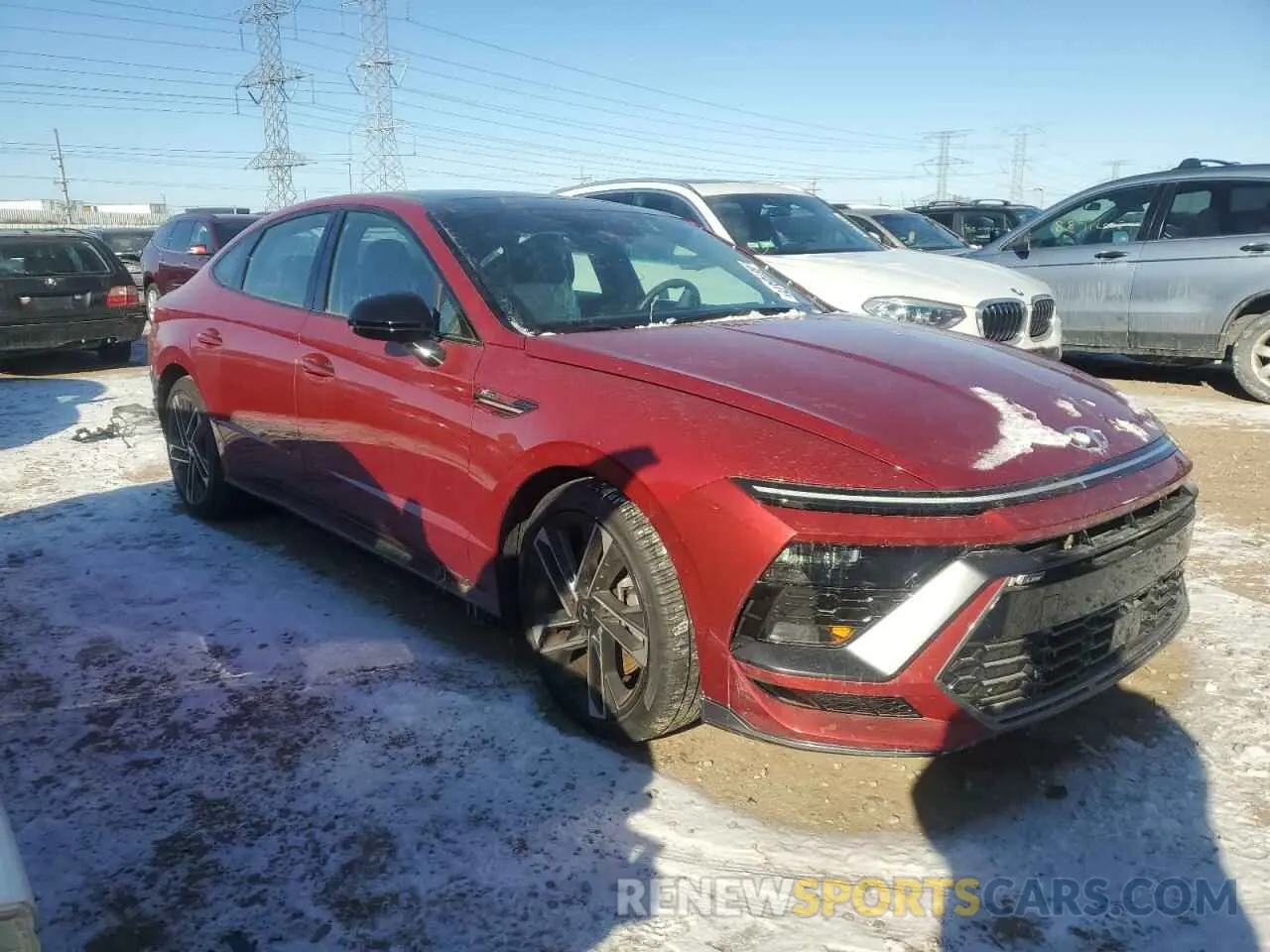 4 Photograph of a damaged car KMHL54JC3RA363927 HYUNDAI SONATA 2024