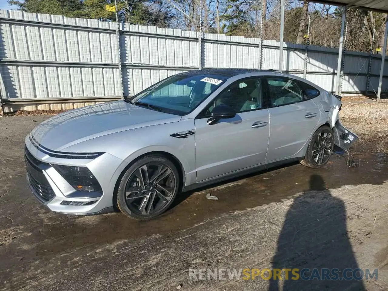1 Photograph of a damaged car KMHL54JC3RA374491 HYUNDAI SONATA 2024