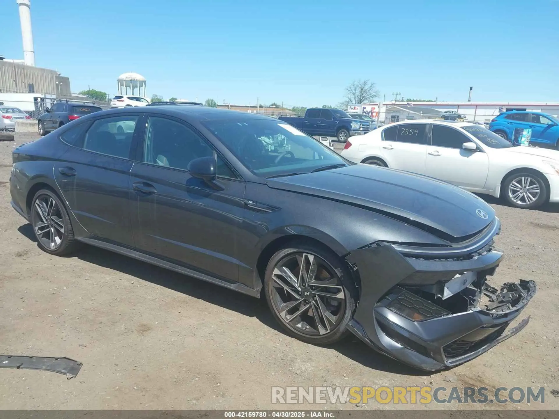 1 Photograph of a damaged car KMHL54JC5RA363850 HYUNDAI SONATA 2024