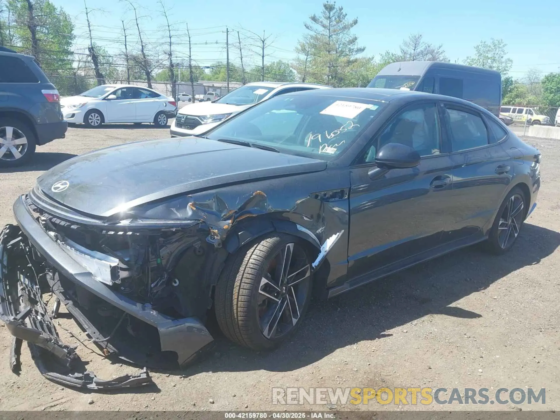 2 Photograph of a damaged car KMHL54JC5RA363850 HYUNDAI SONATA 2024