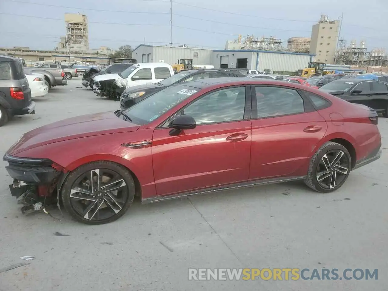 1 Photograph of a damaged car KMHL54JC5RA365310 HYUNDAI SONATA 2024