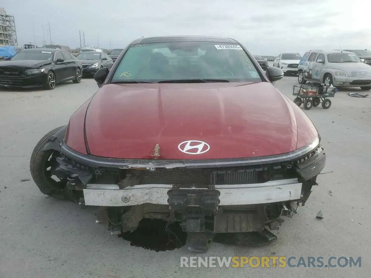 5 Photograph of a damaged car KMHL54JC5RA365310 HYUNDAI SONATA 2024