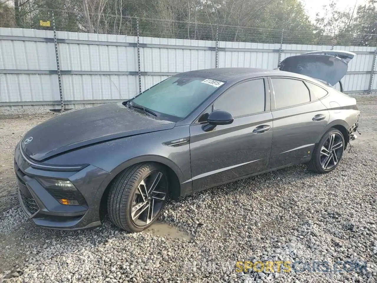 1 Photograph of a damaged car KMHL54JC6RA358348 HYUNDAI SONATA 2024