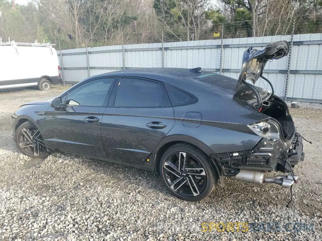 2 Photograph of a damaged car KMHL54JC6RA358348 HYUNDAI SONATA 2024