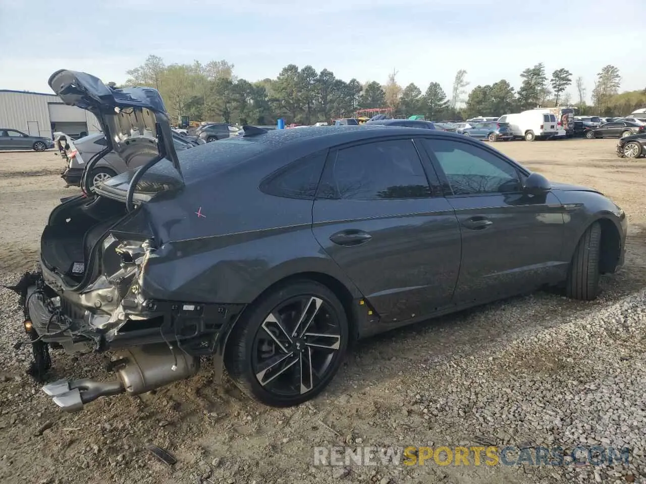 3 Photograph of a damaged car KMHL54JC6RA358348 HYUNDAI SONATA 2024