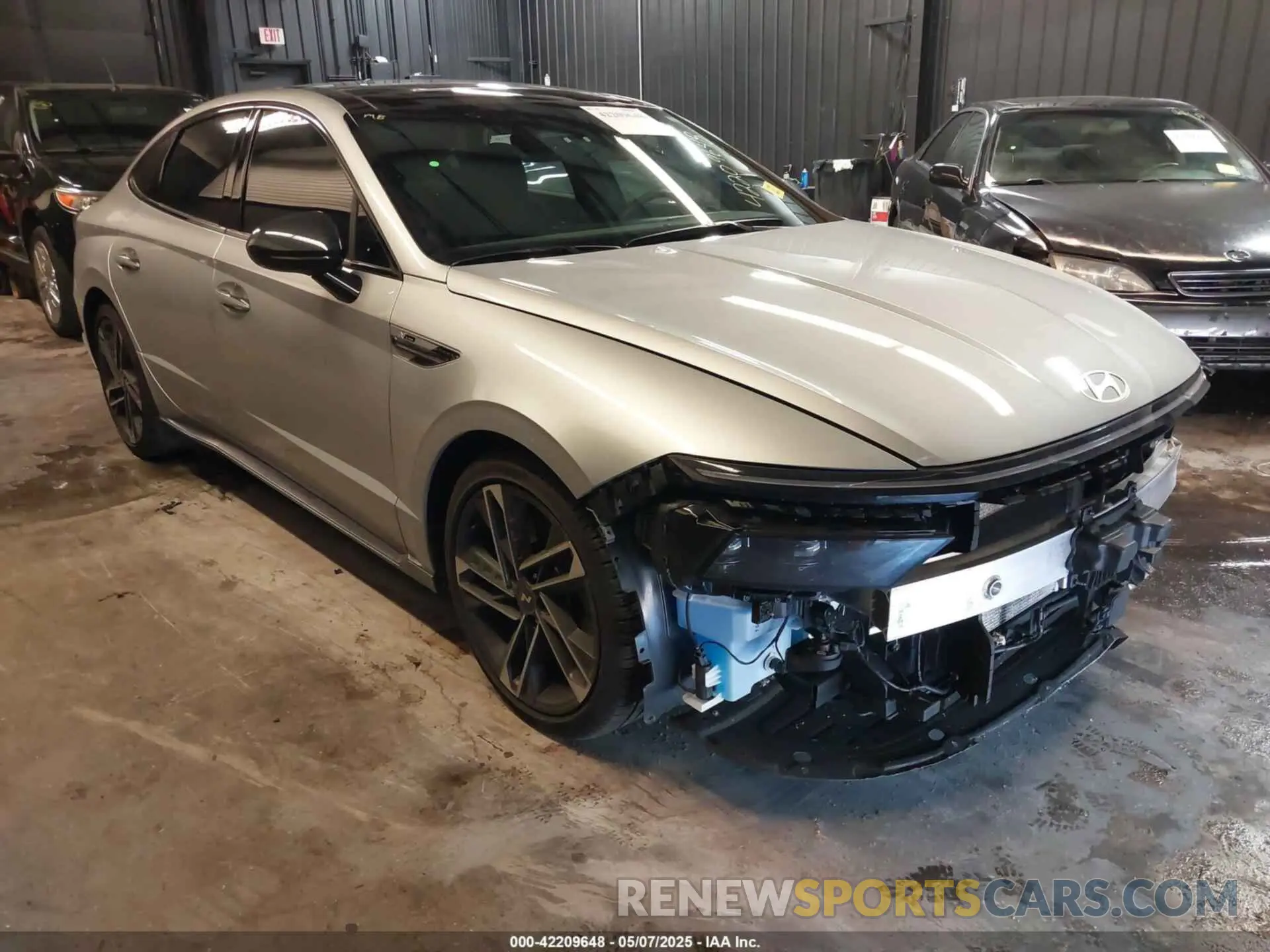 1 Photograph of a damaged car KMHL54JC6RA387171 HYUNDAI SONATA 2024