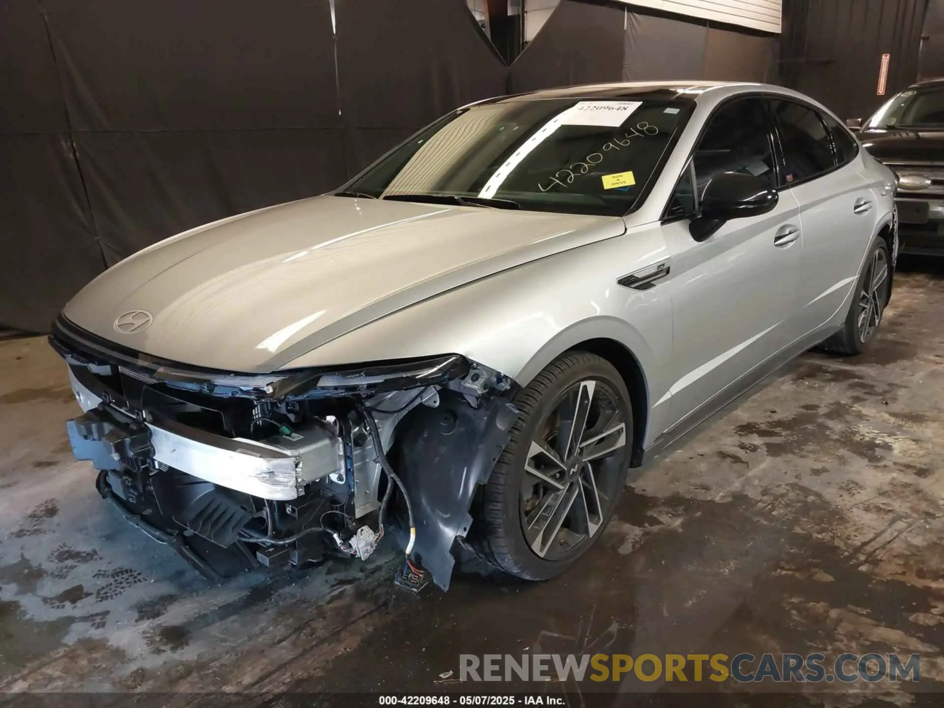 2 Photograph of a damaged car KMHL54JC6RA387171 HYUNDAI SONATA 2024