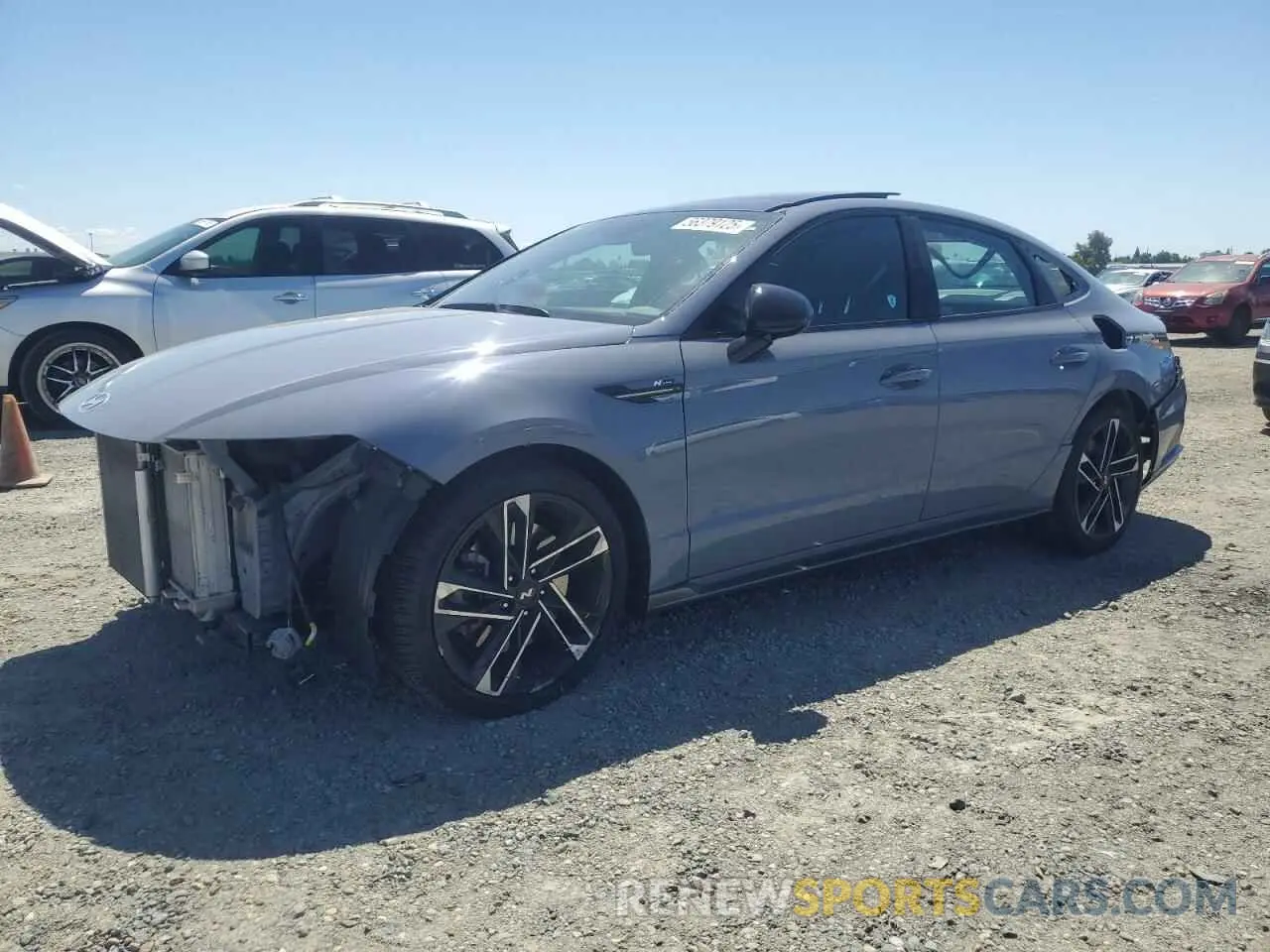 1 Photograph of a damaged car KMHL54JC6RA399711 HYUNDAI SONATA 2024