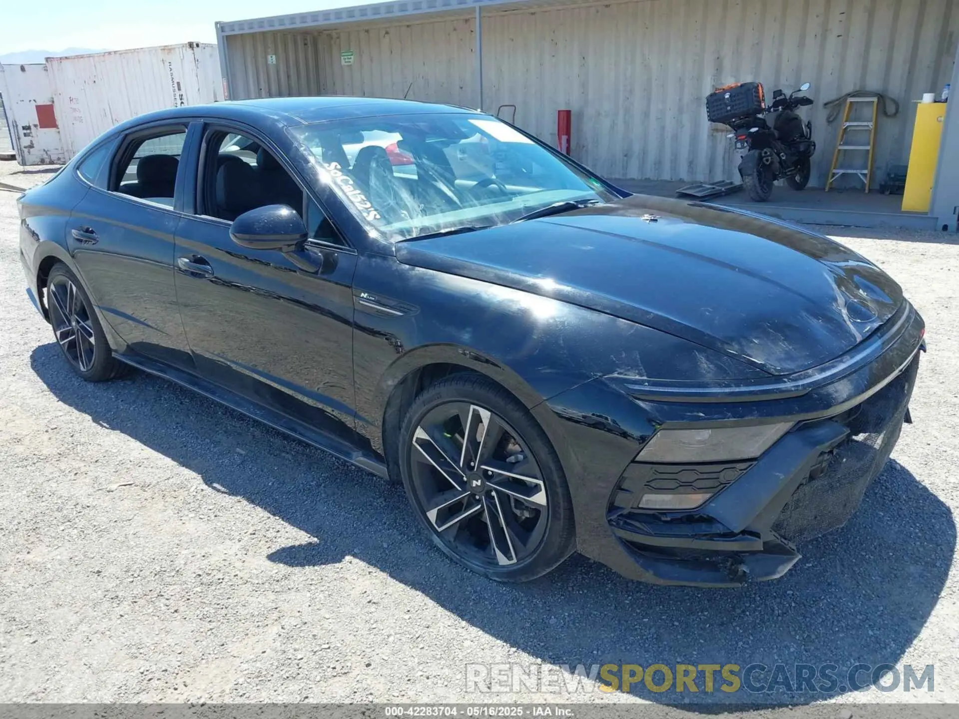 1 Photograph of a damaged car KMHL54JC7RA357984 HYUNDAI SONATA 2024