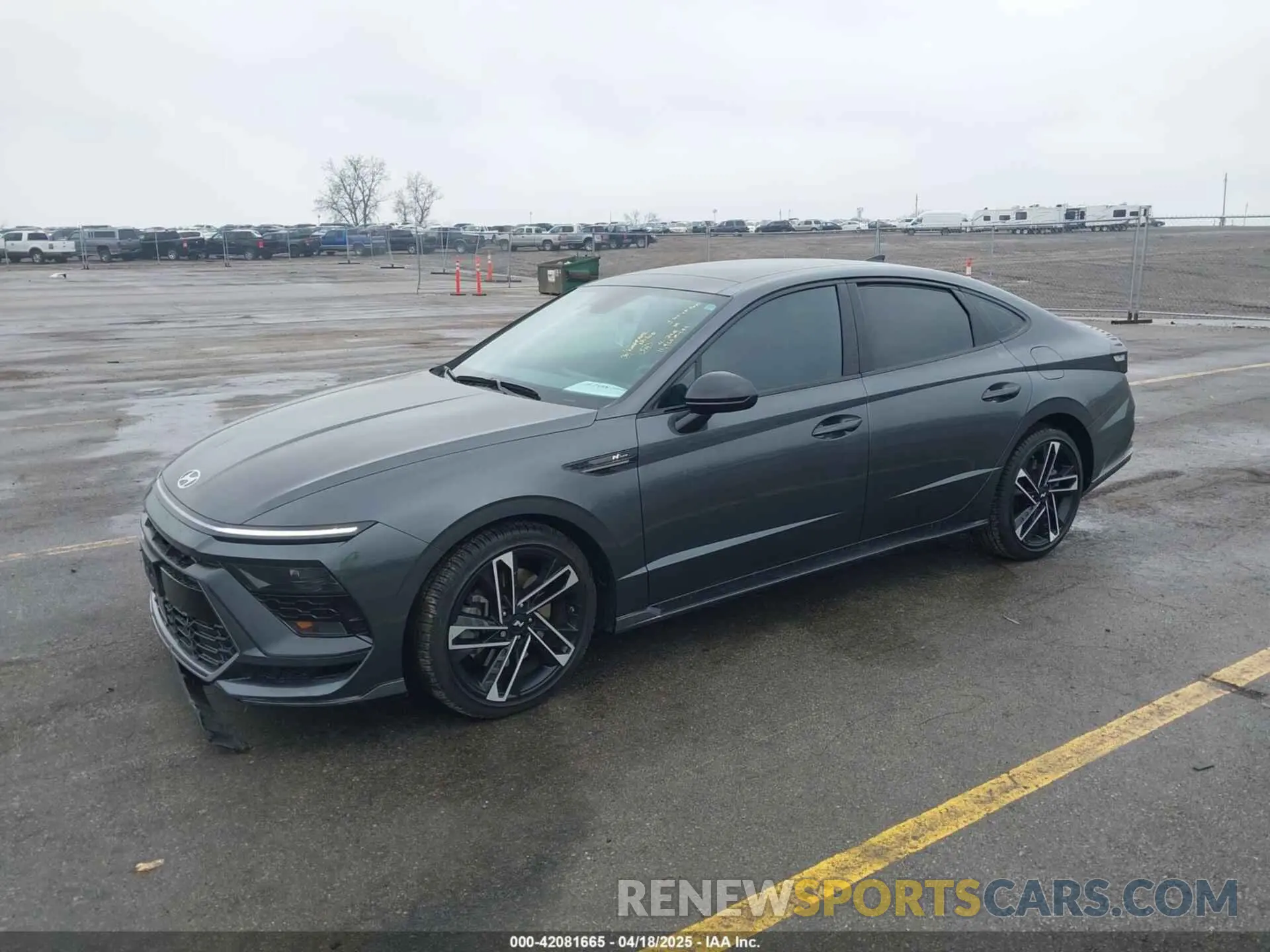 2 Photograph of a damaged car KMHL54JC8RA387513 HYUNDAI SONATA 2024