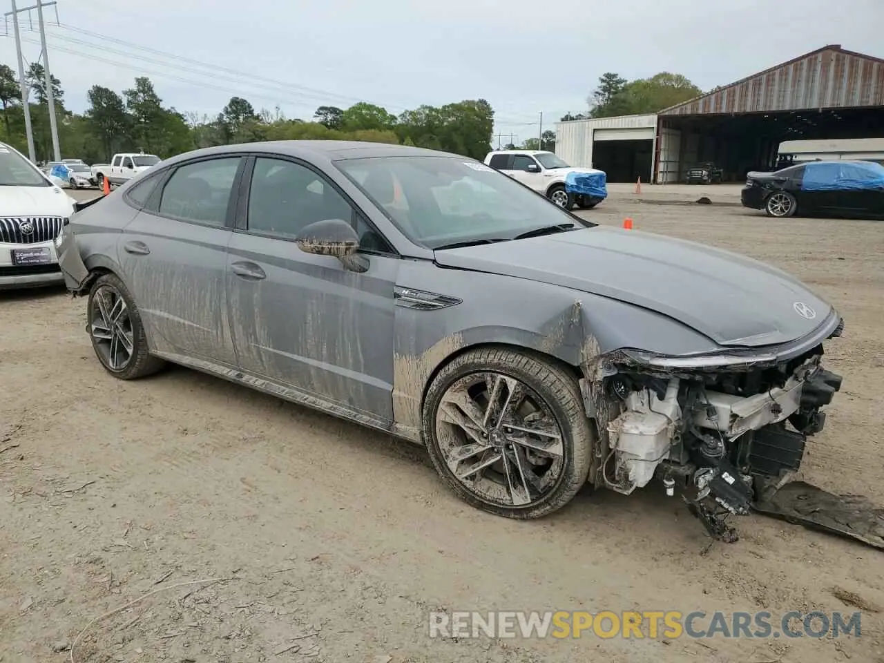 4 Photograph of a damaged car KMHL54JC8RA410871 HYUNDAI SONATA 2024