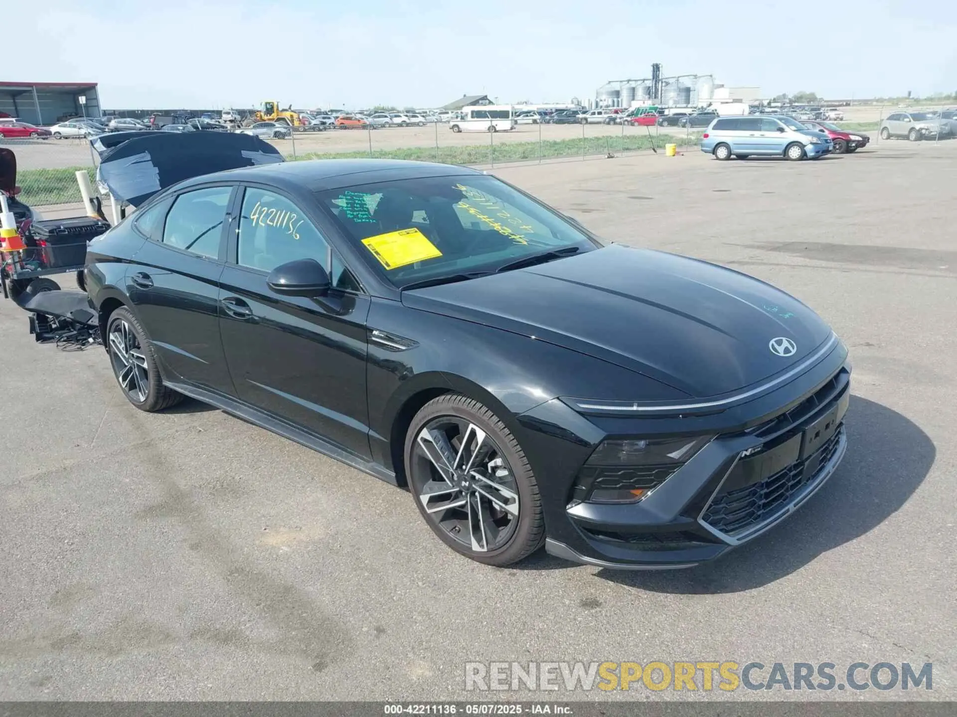 1 Photograph of a damaged car KMHL54JCXRA388422 HYUNDAI SONATA 2024