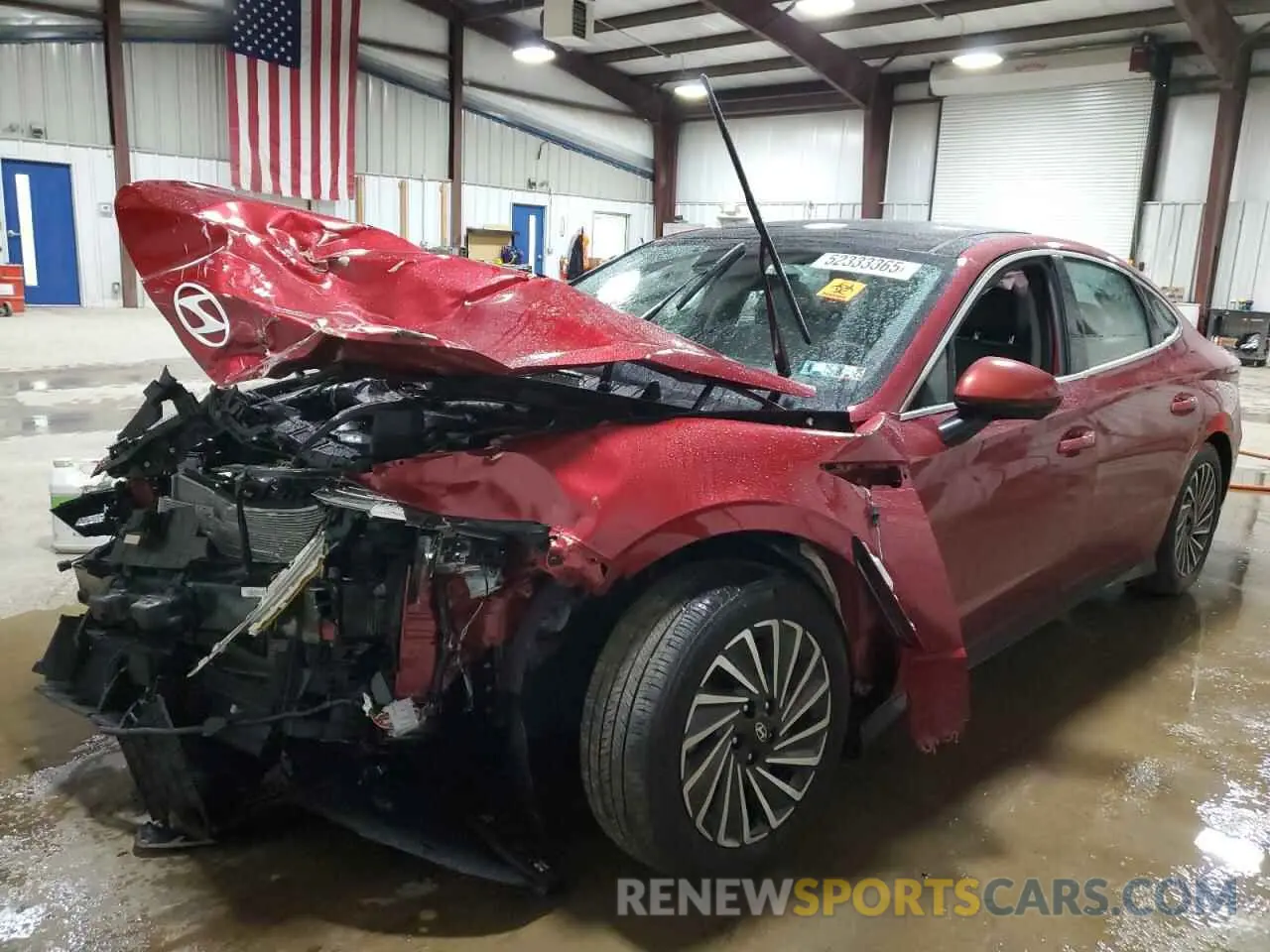 1 Photograph of a damaged car KMHL54JJ3RA088316 HYUNDAI SONATA 2024