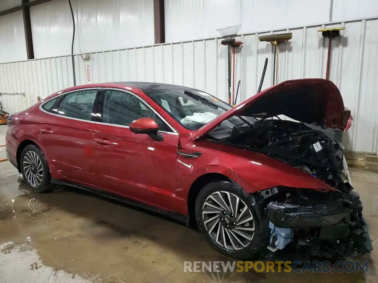 4 Photograph of a damaged car KMHL54JJ3RA088316 HYUNDAI SONATA 2024