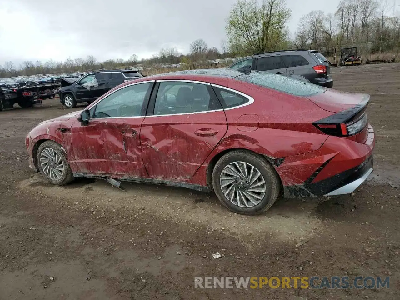 2 Photograph of a damaged car KMHL54JJ3RA092091 HYUNDAI SONATA 2024