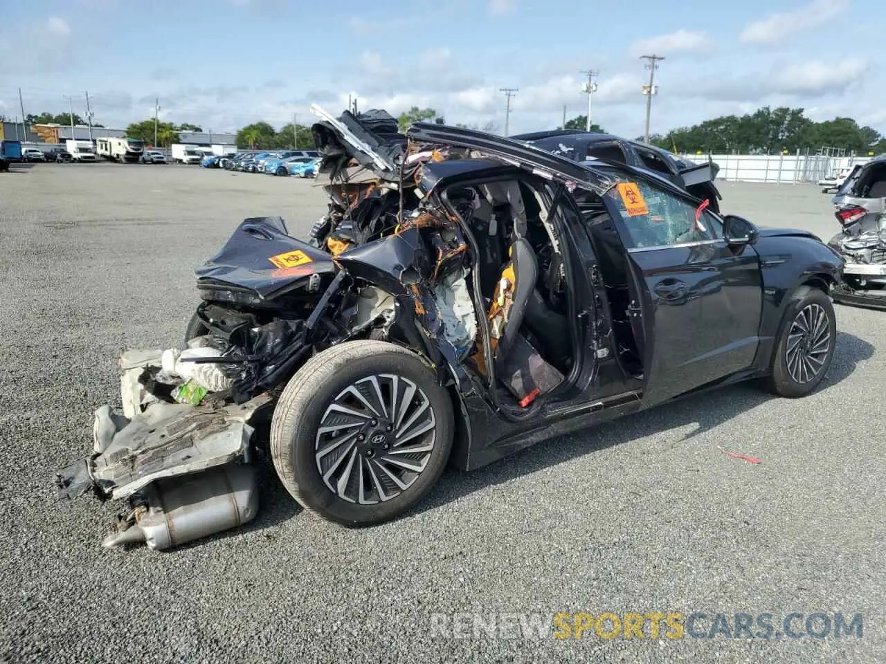 3 Photograph of a damaged car KMHL54JJ5RA101129 HYUNDAI SONATA 2024
