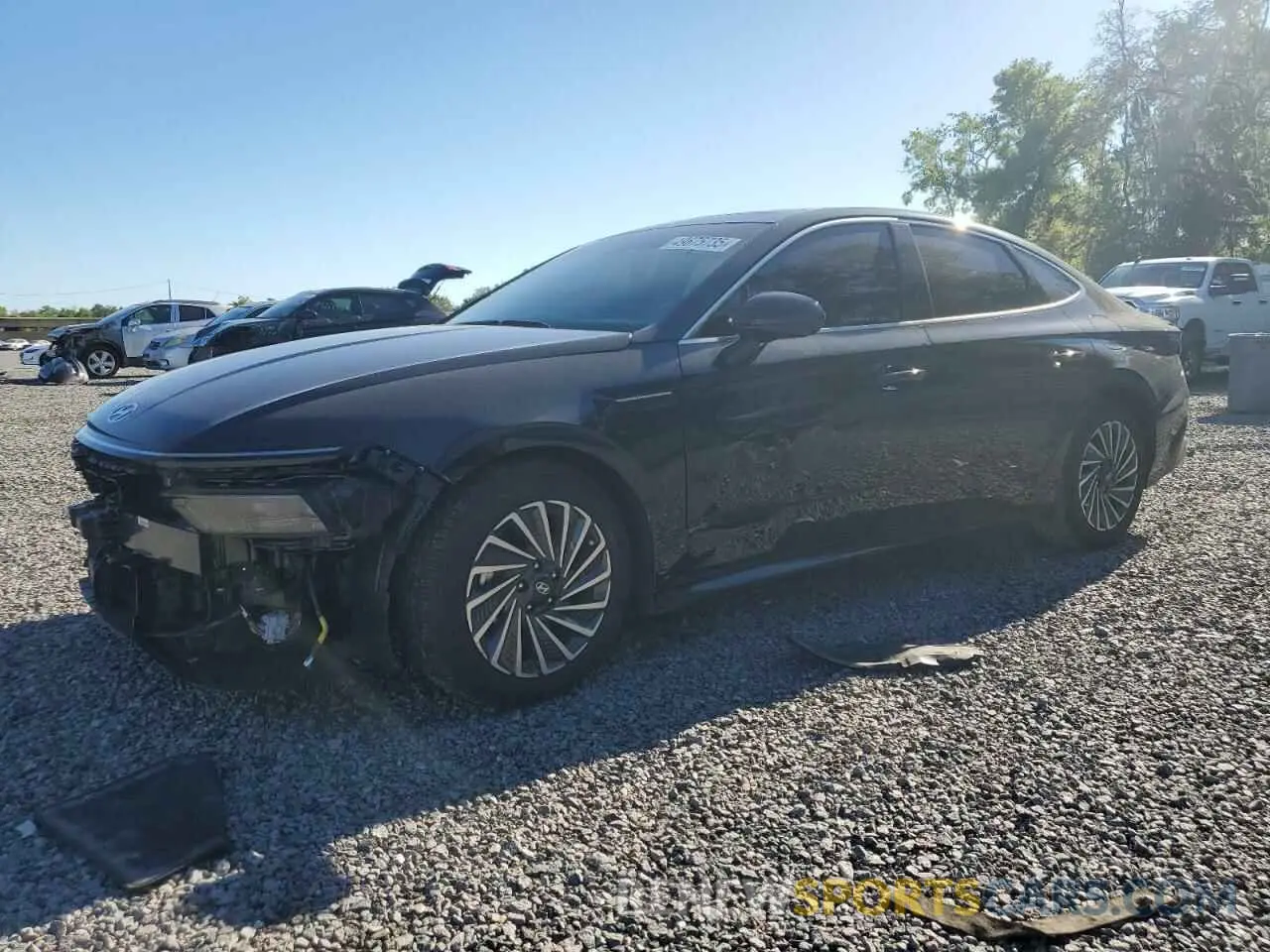 1 Photograph of a damaged car KMHL54JJ8RA086240 HYUNDAI SONATA 2024