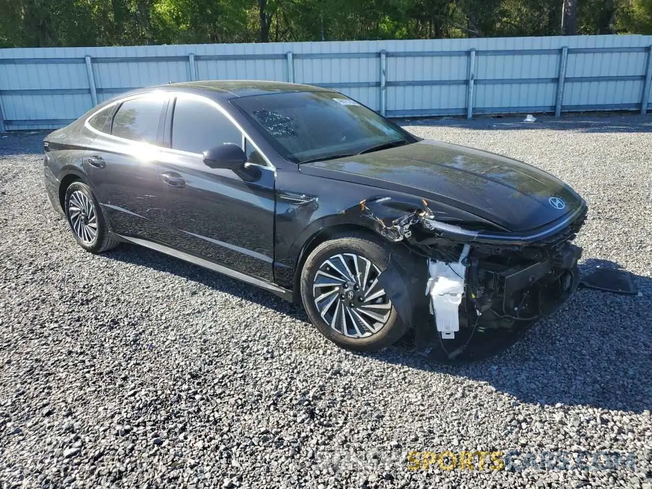 4 Photograph of a damaged car KMHL54JJ8RA086240 HYUNDAI SONATA 2024