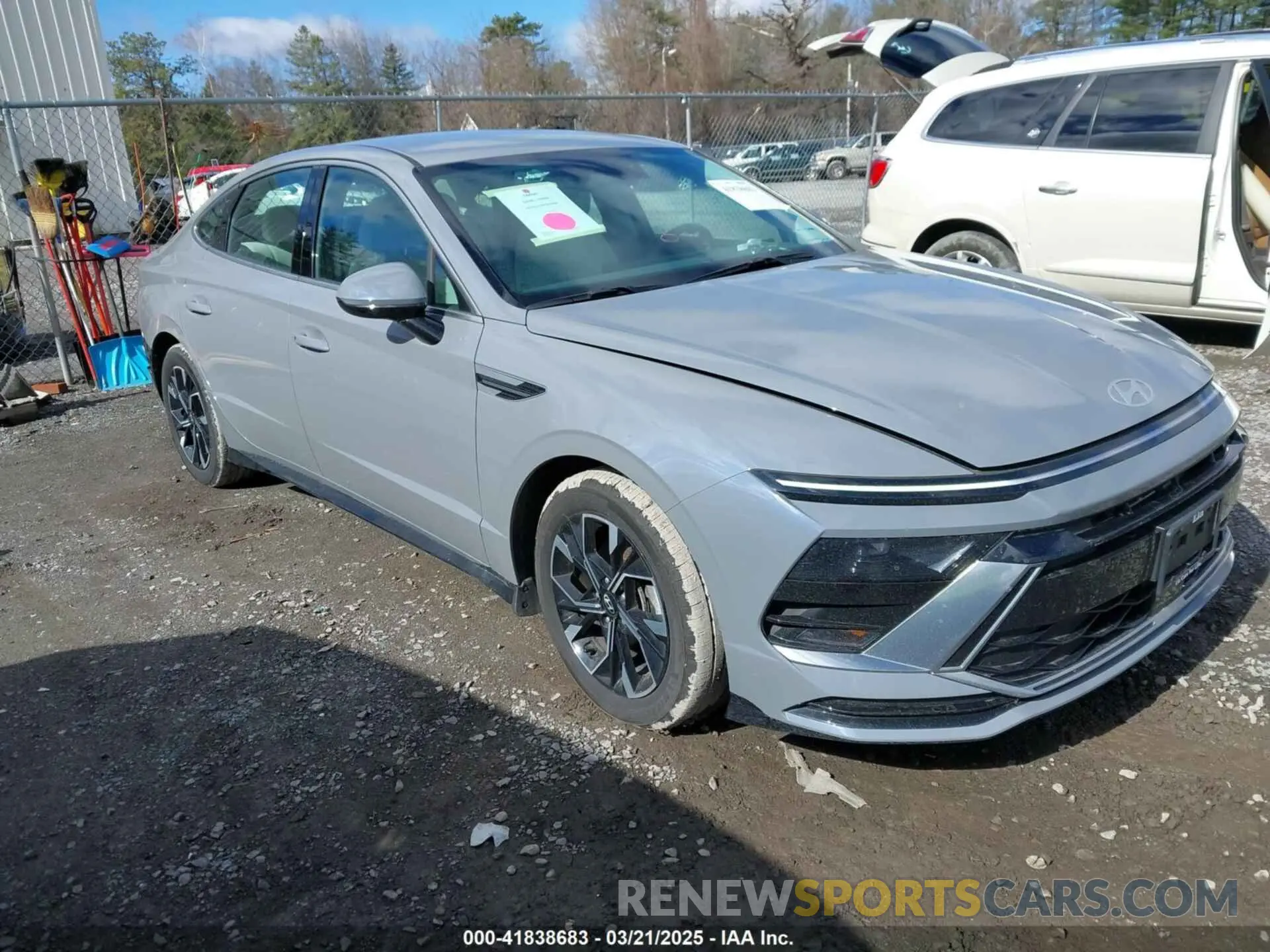 1 Photograph of a damaged car KMHL64JA0RA356123 HYUNDAI SONATA 2024