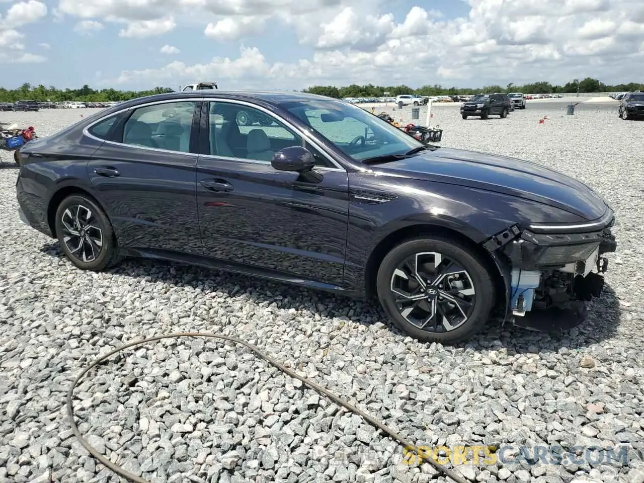 4 Photograph of a damaged car KMHL64JA0RA400105 HYUNDAI SONATA 2024