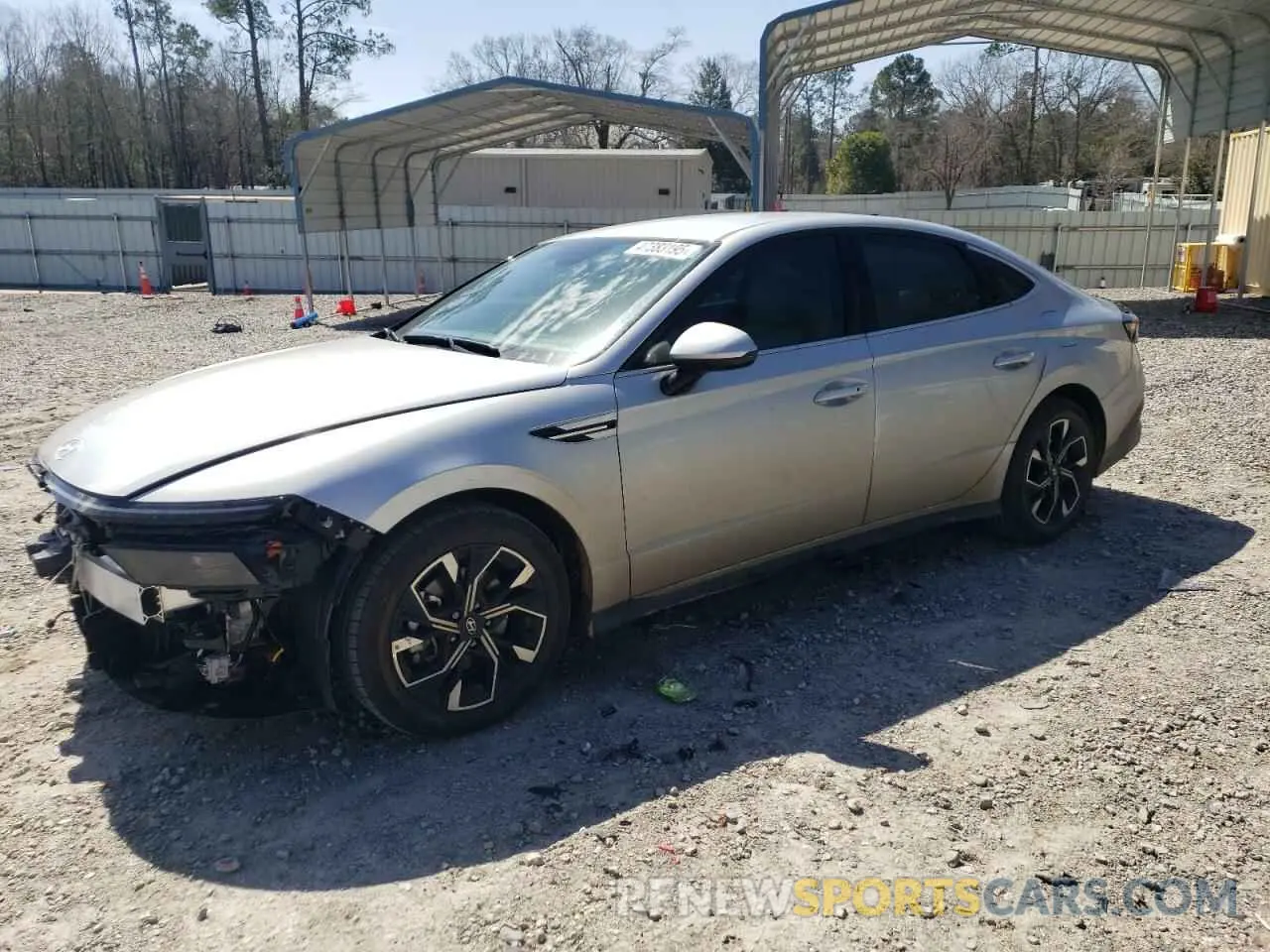 1 Photograph of a damaged car KMHL64JA0RA404154 HYUNDAI SONATA 2024