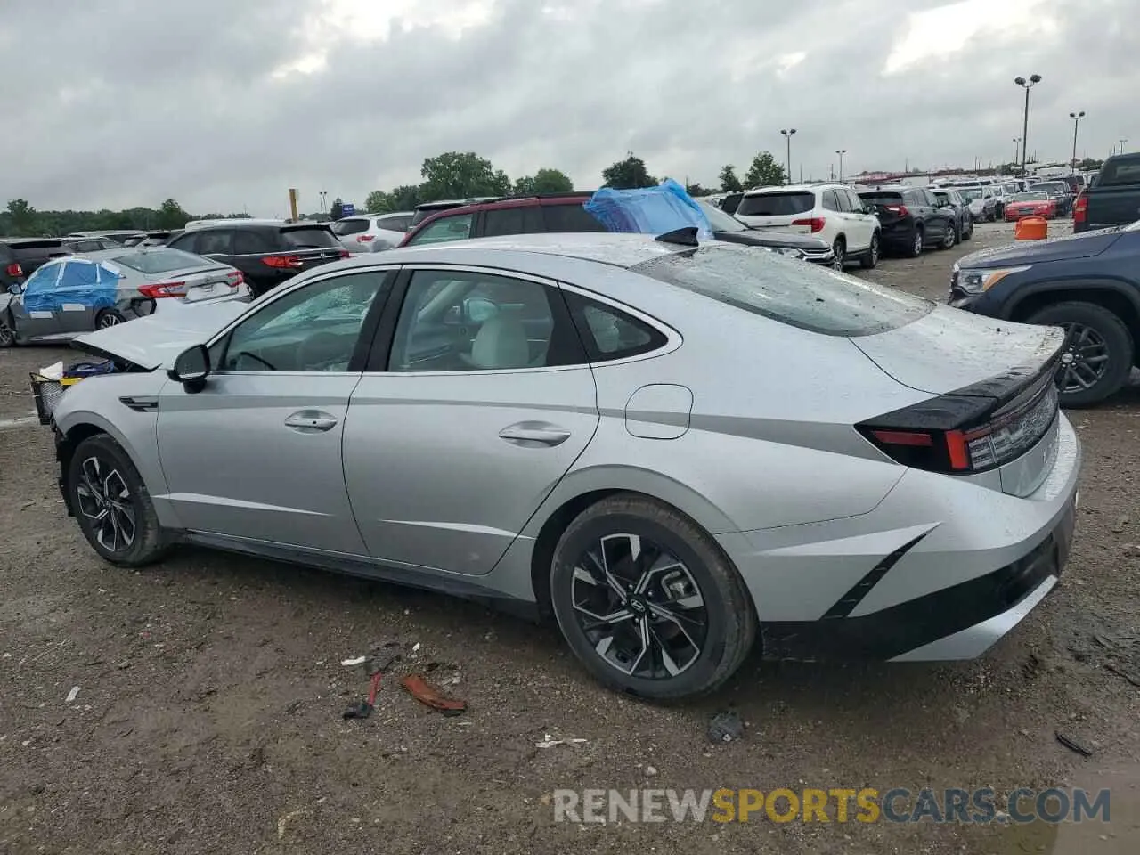 2 Photograph of a damaged car KMHL64JA0RA412173 HYUNDAI SONATA 2024