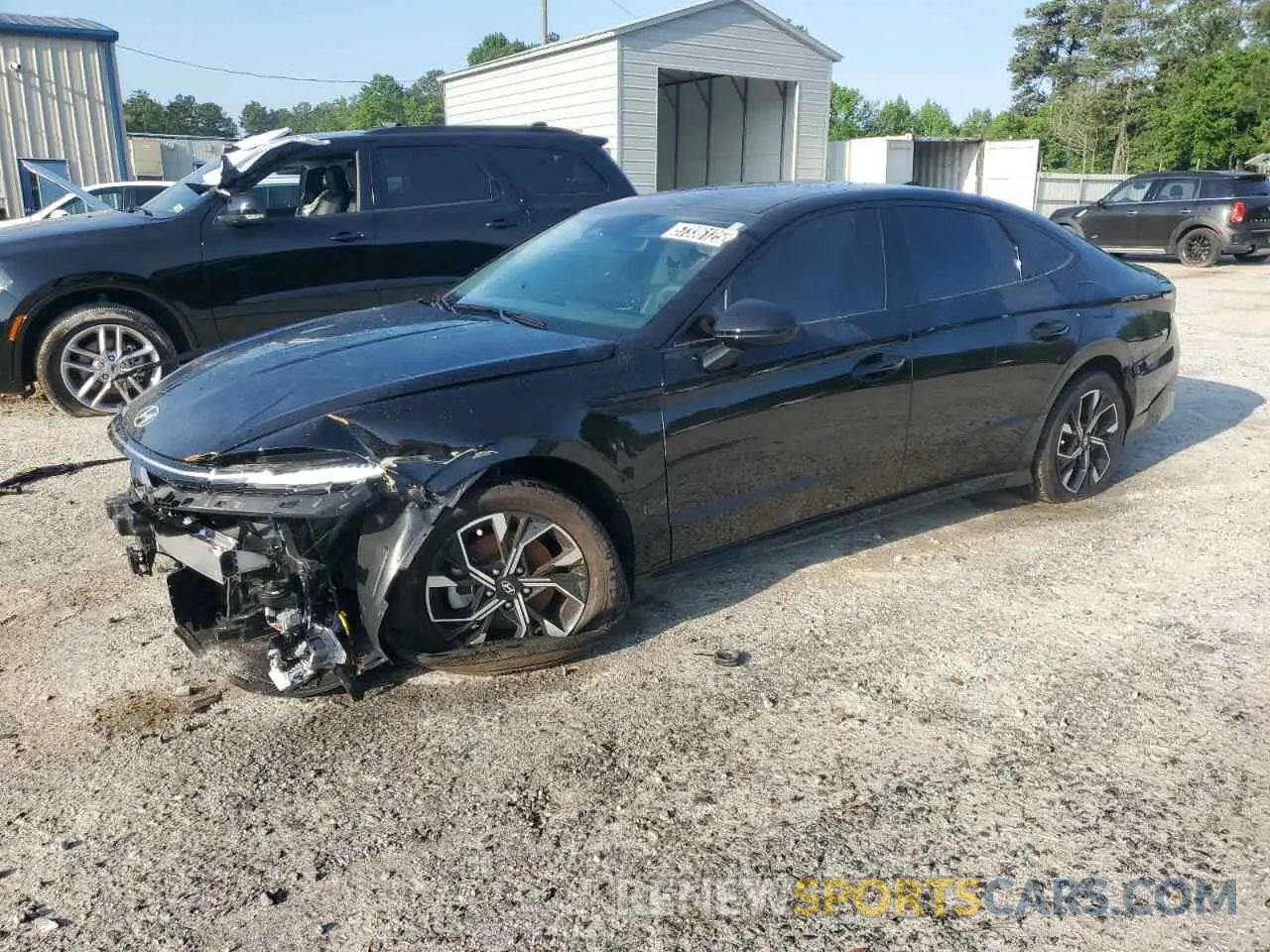 1 Photograph of a damaged car KMHL64JA0RA414960 HYUNDAI SONATA 2024