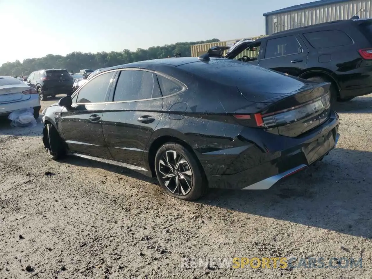 2 Photograph of a damaged car KMHL64JA0RA414960 HYUNDAI SONATA 2024