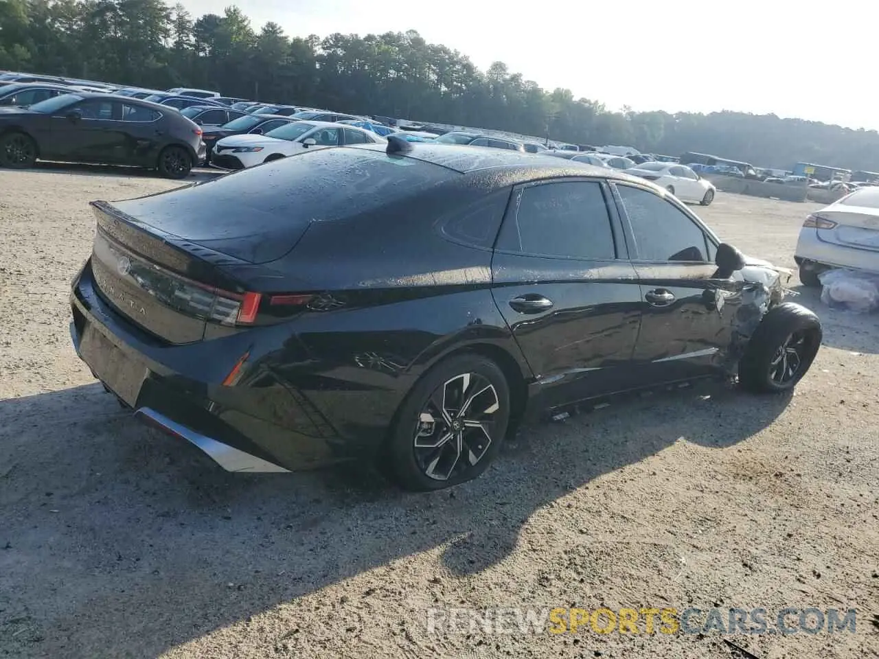 3 Photograph of a damaged car KMHL64JA0RA414960 HYUNDAI SONATA 2024