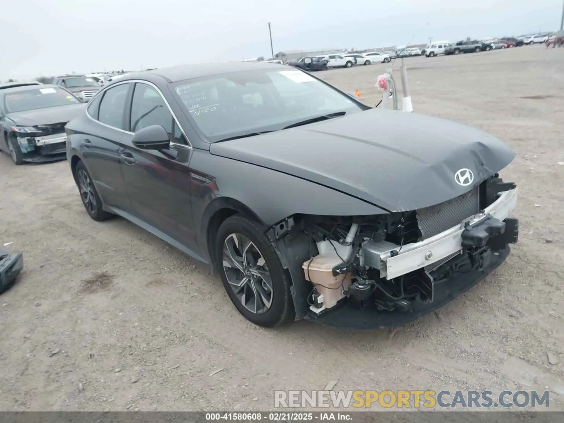 1 Photograph of a damaged car KMHL64JA1RA376669 HYUNDAI SONATA 2024