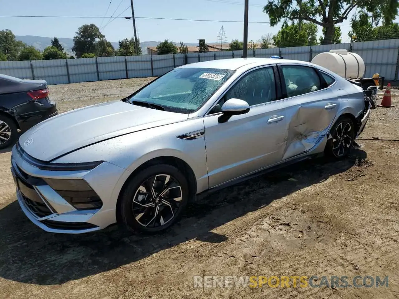 1 Photograph of a damaged car KMHL64JA1RA398140 HYUNDAI SONATA 2024