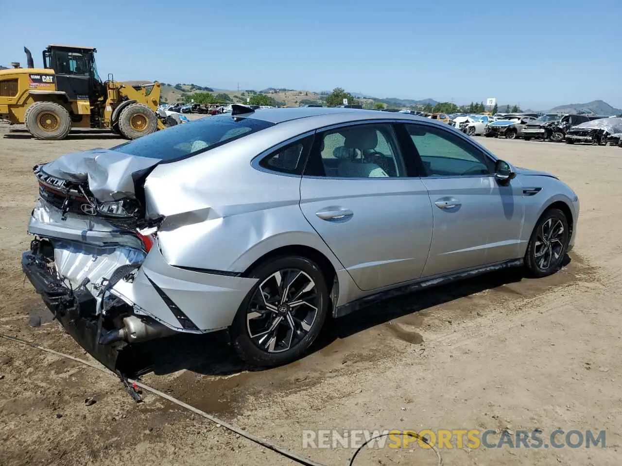 3 Photograph of a damaged car KMHL64JA1RA398140 HYUNDAI SONATA 2024