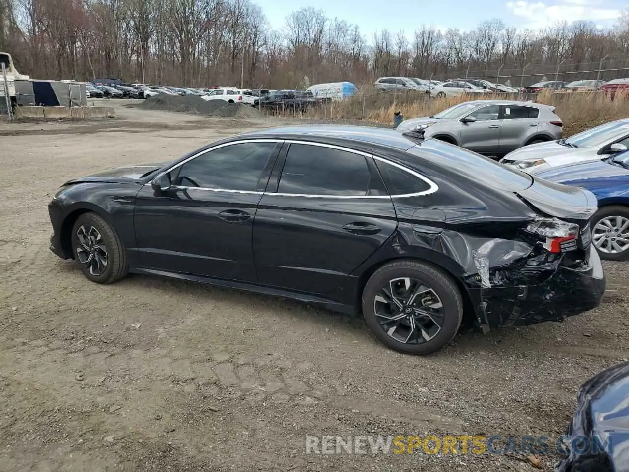 2 Photograph of a damaged car KMHL64JA1RA423019 HYUNDAI SONATA 2024