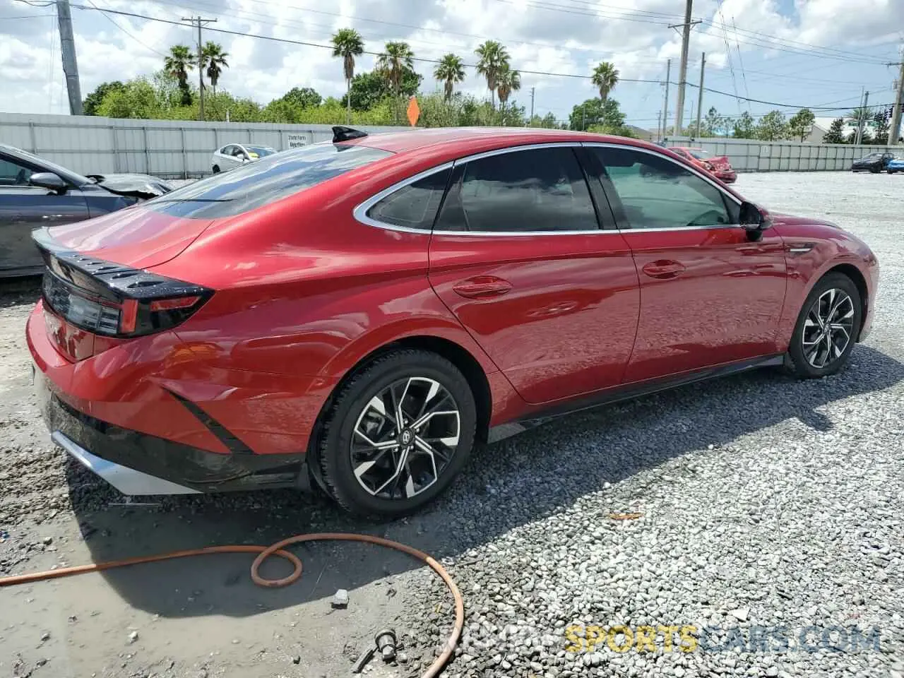 3 Photograph of a damaged car KMHL64JA2RA370797 HYUNDAI SONATA 2024