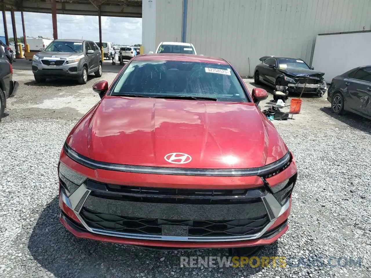 5 Photograph of a damaged car KMHL64JA2RA370797 HYUNDAI SONATA 2024