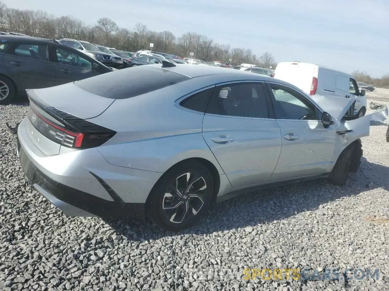 3 Photograph of a damaged car KMHL64JA2RA398681 HYUNDAI SONATA 2024