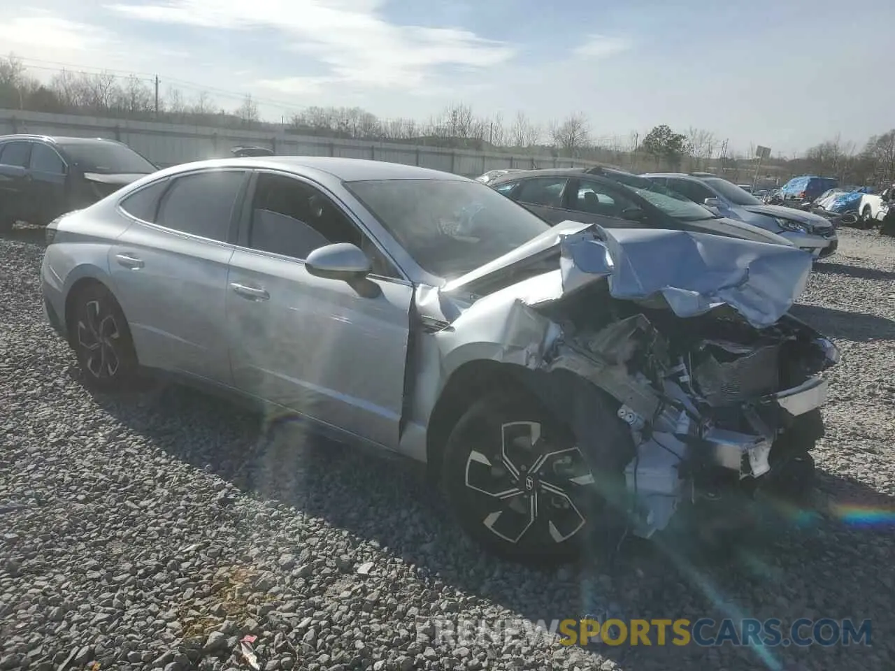 4 Photograph of a damaged car KMHL64JA2RA398681 HYUNDAI SONATA 2024
