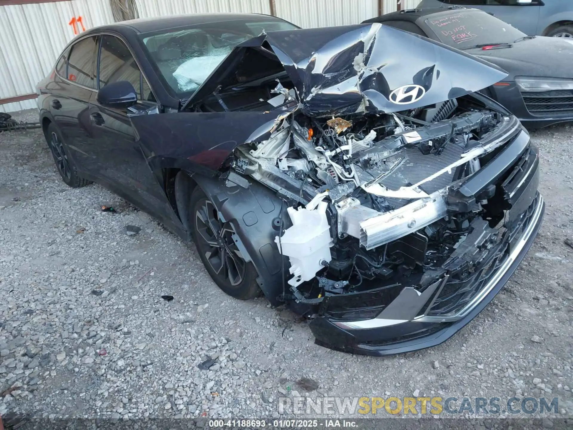 1 Photograph of a damaged car KMHL64JA2RA404740 HYUNDAI SONATA 2024