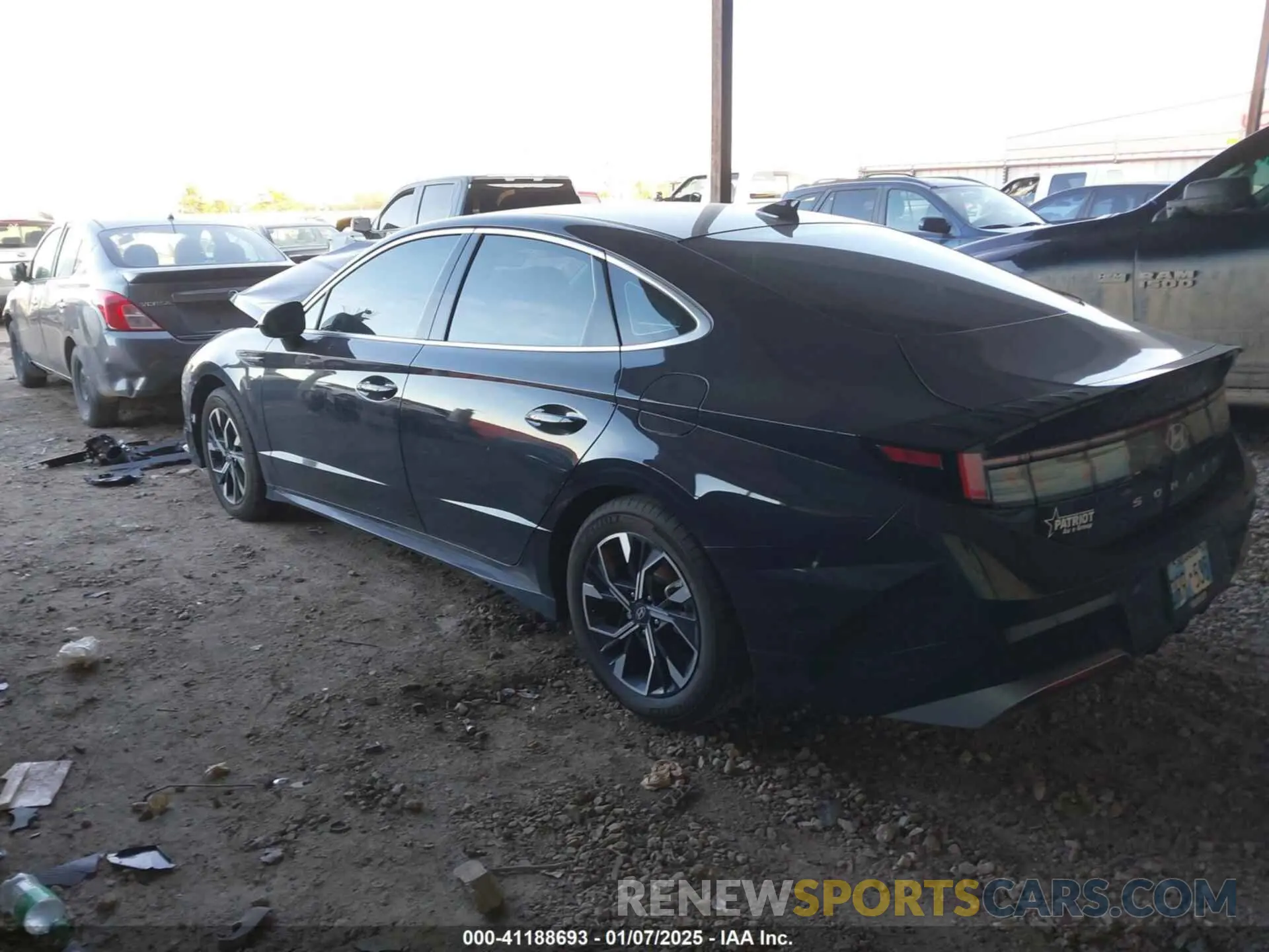 3 Photograph of a damaged car KMHL64JA2RA404740 HYUNDAI SONATA 2024