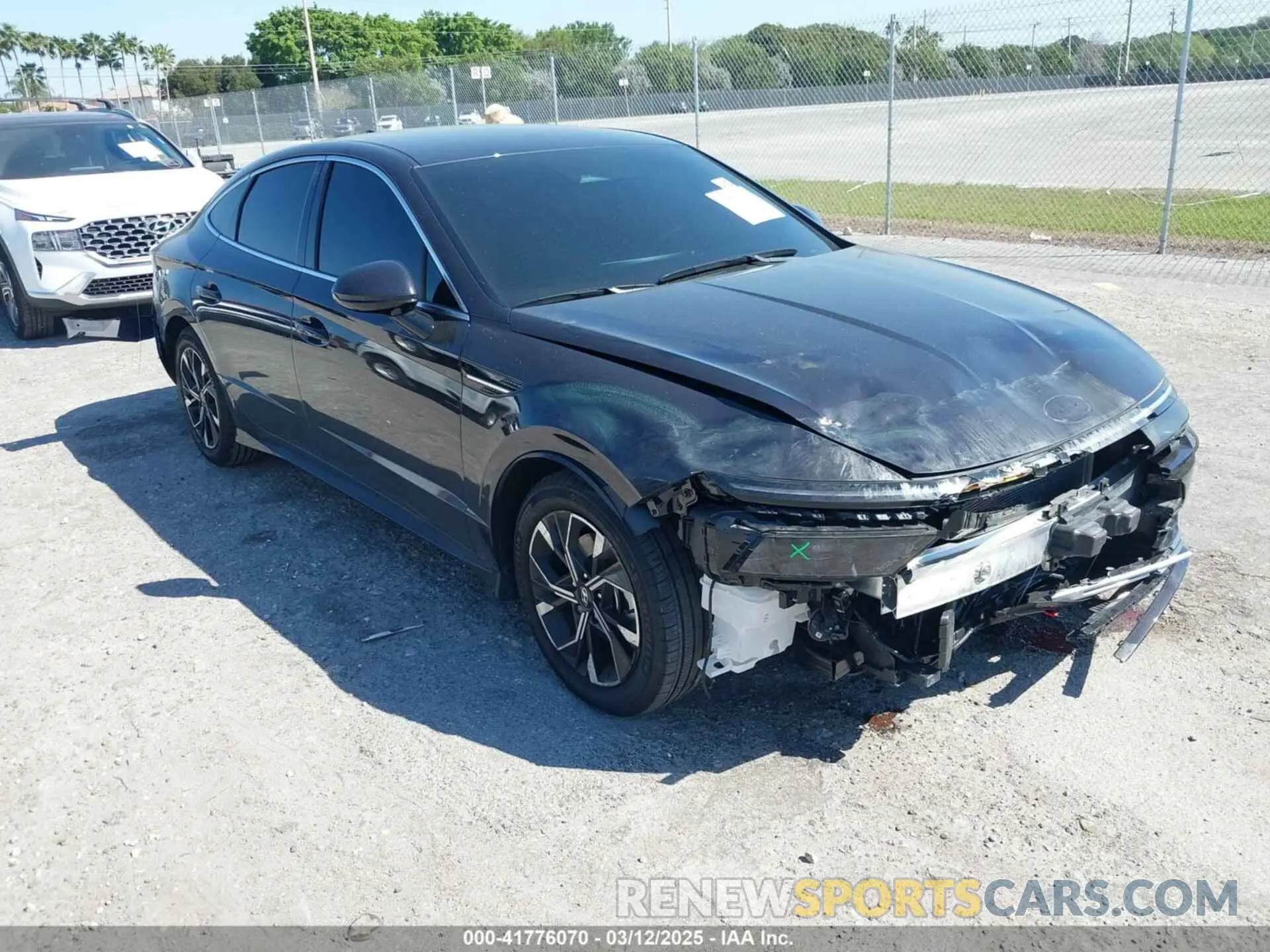 1 Photograph of a damaged car KMHL64JA3RA394882 HYUNDAI SONATA 2024