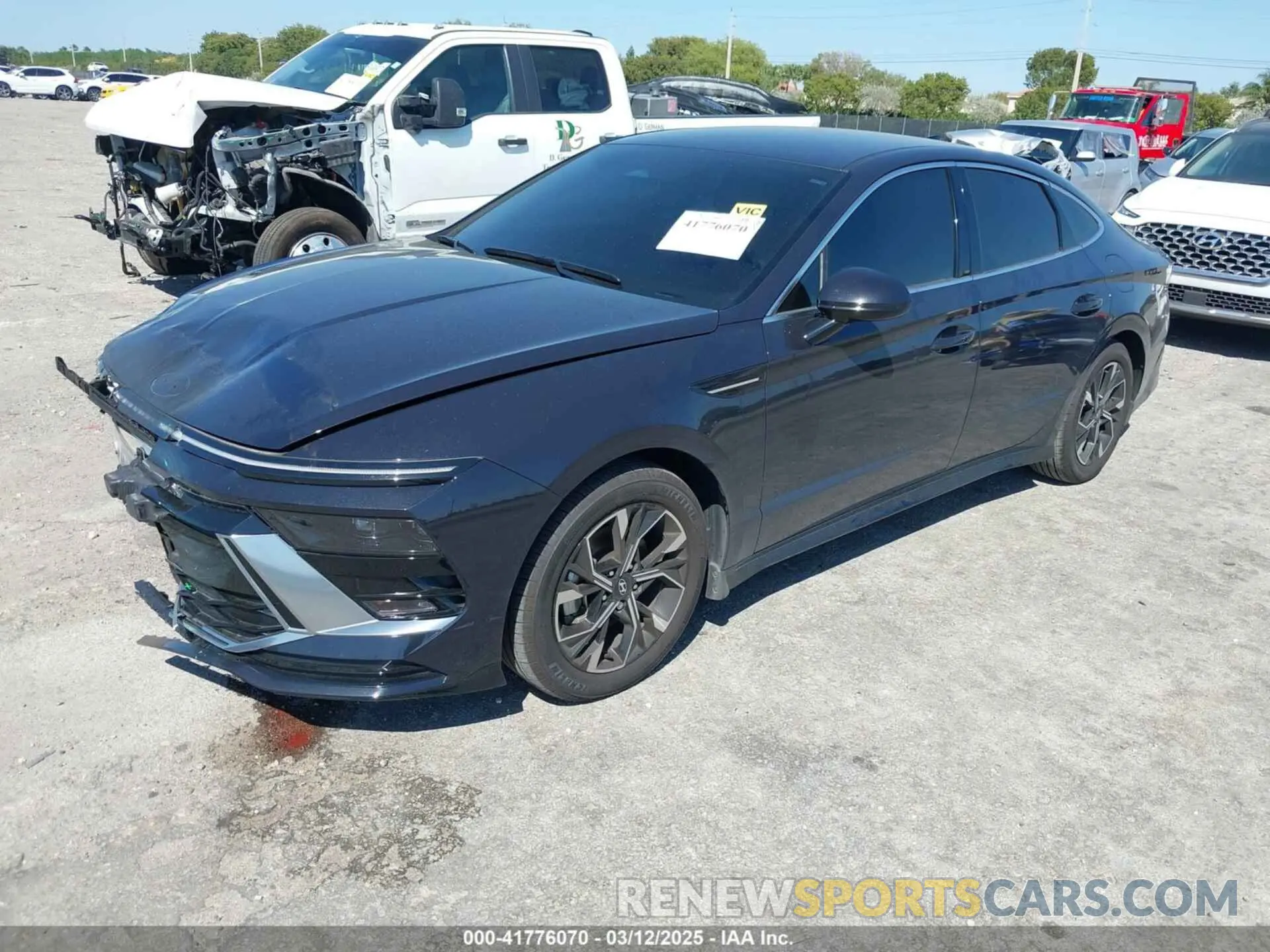 2 Photograph of a damaged car KMHL64JA3RA394882 HYUNDAI SONATA 2024