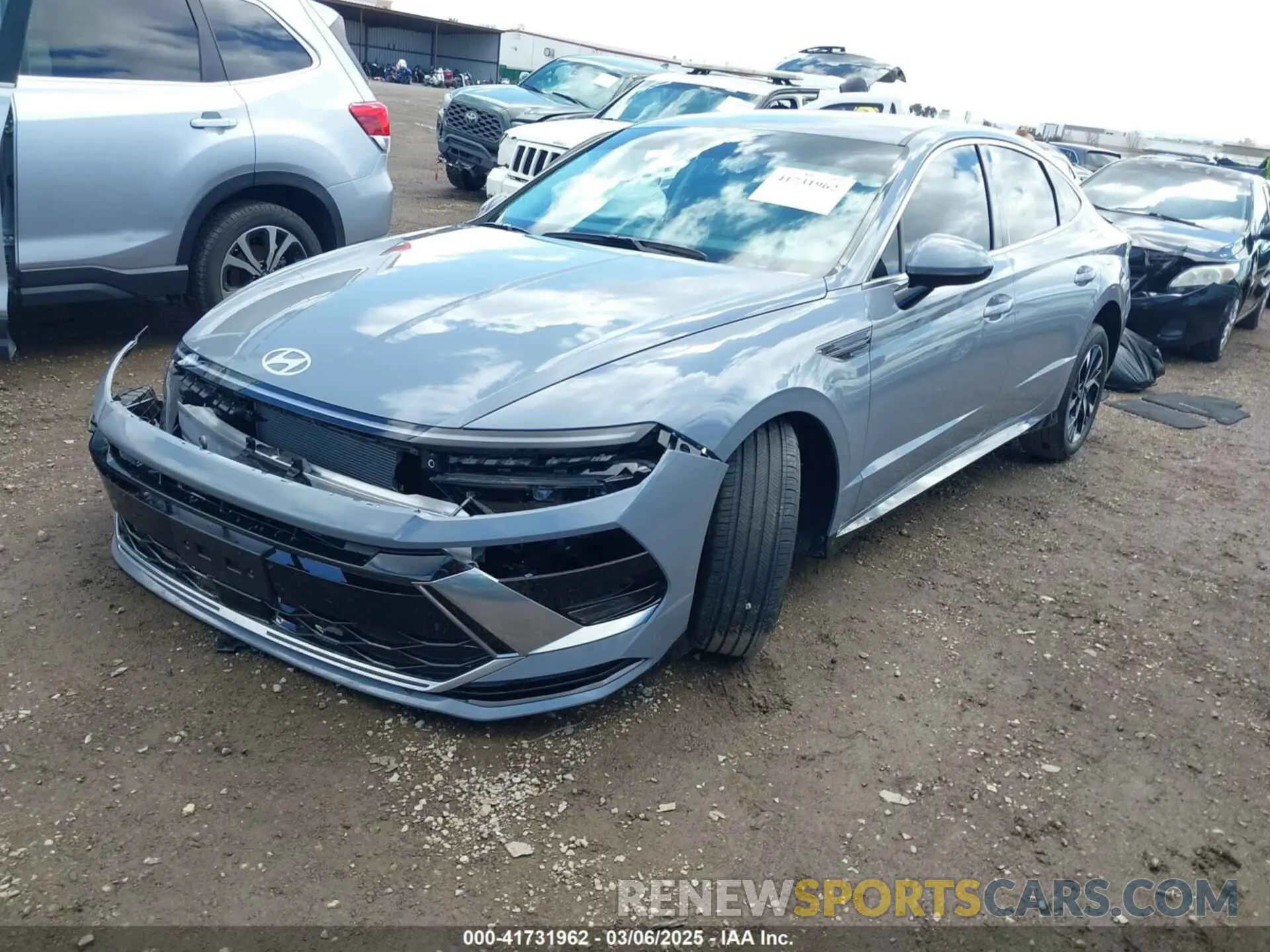 2 Photograph of a damaged car KMHL64JA3RA403449 HYUNDAI SONATA 2024
