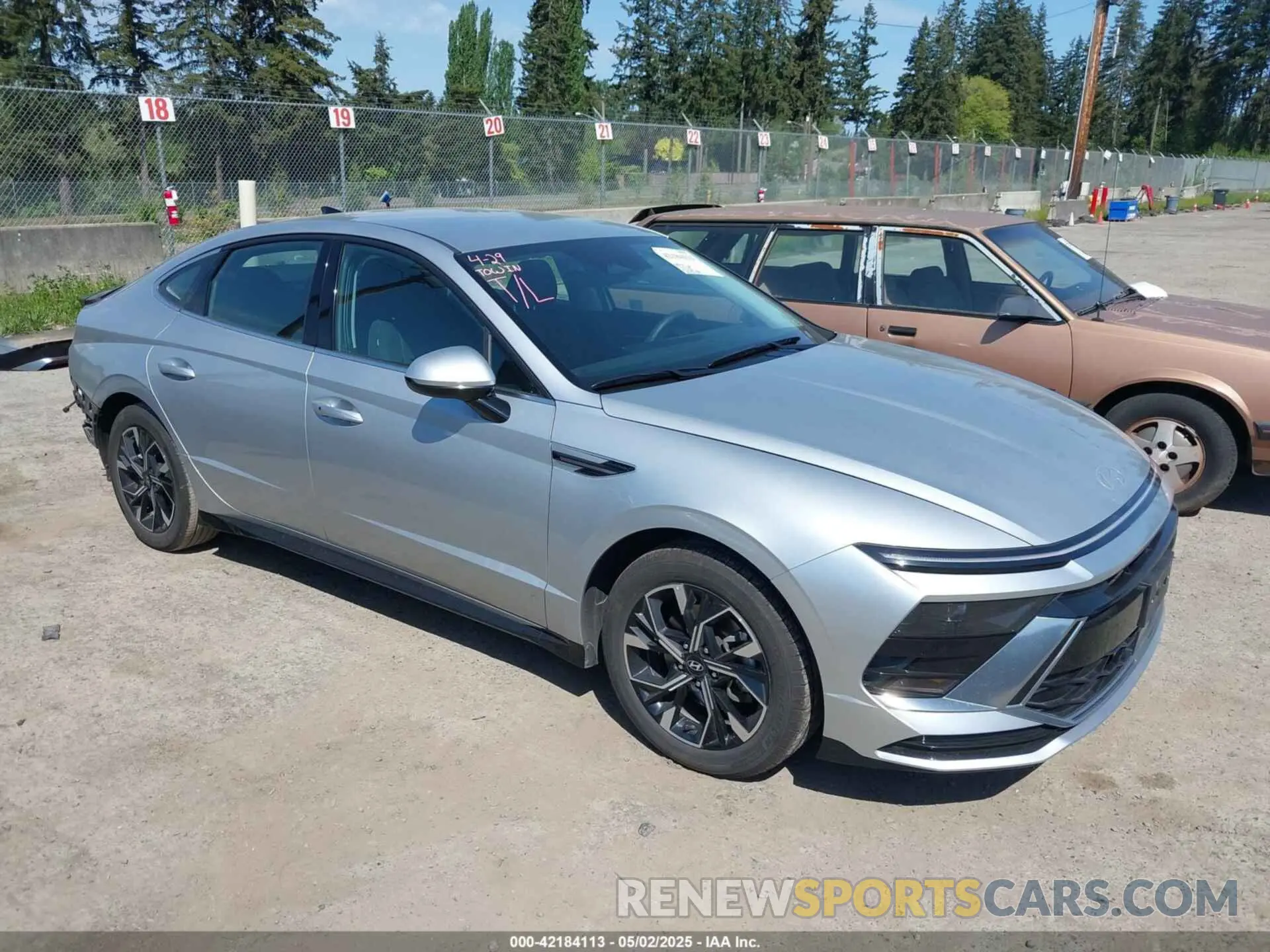 1 Photograph of a damaged car KMHL64JA3RA414323 HYUNDAI SONATA 2024