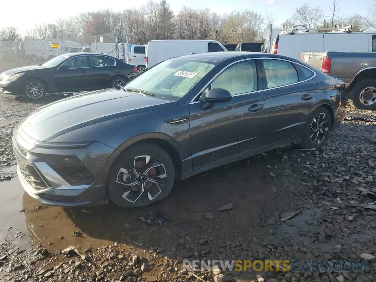 1 Photograph of a damaged car KMHL64JA4RA386919 HYUNDAI SONATA 2024