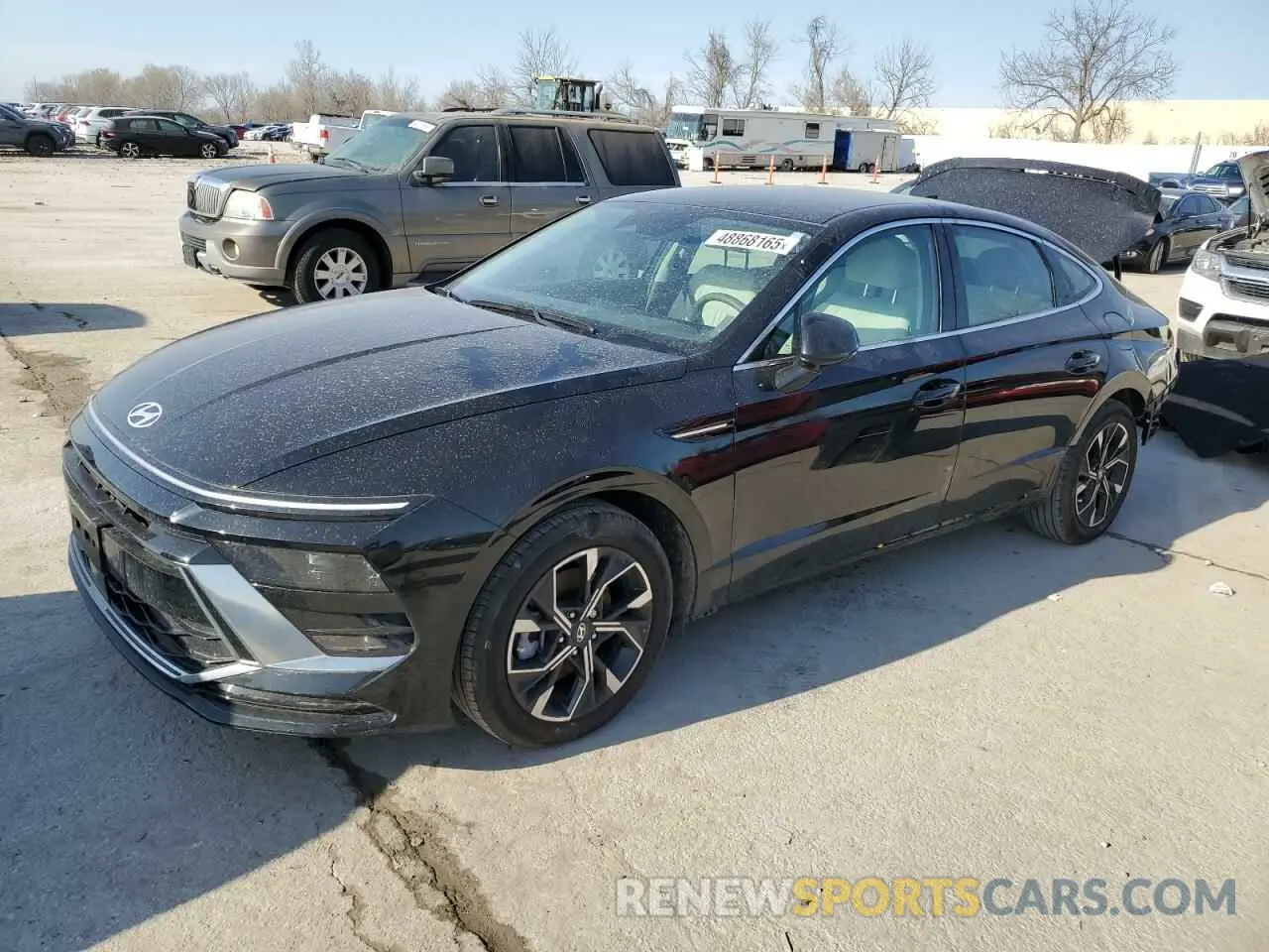 1 Photograph of a damaged car KMHL64JA5RA366629 HYUNDAI SONATA 2024