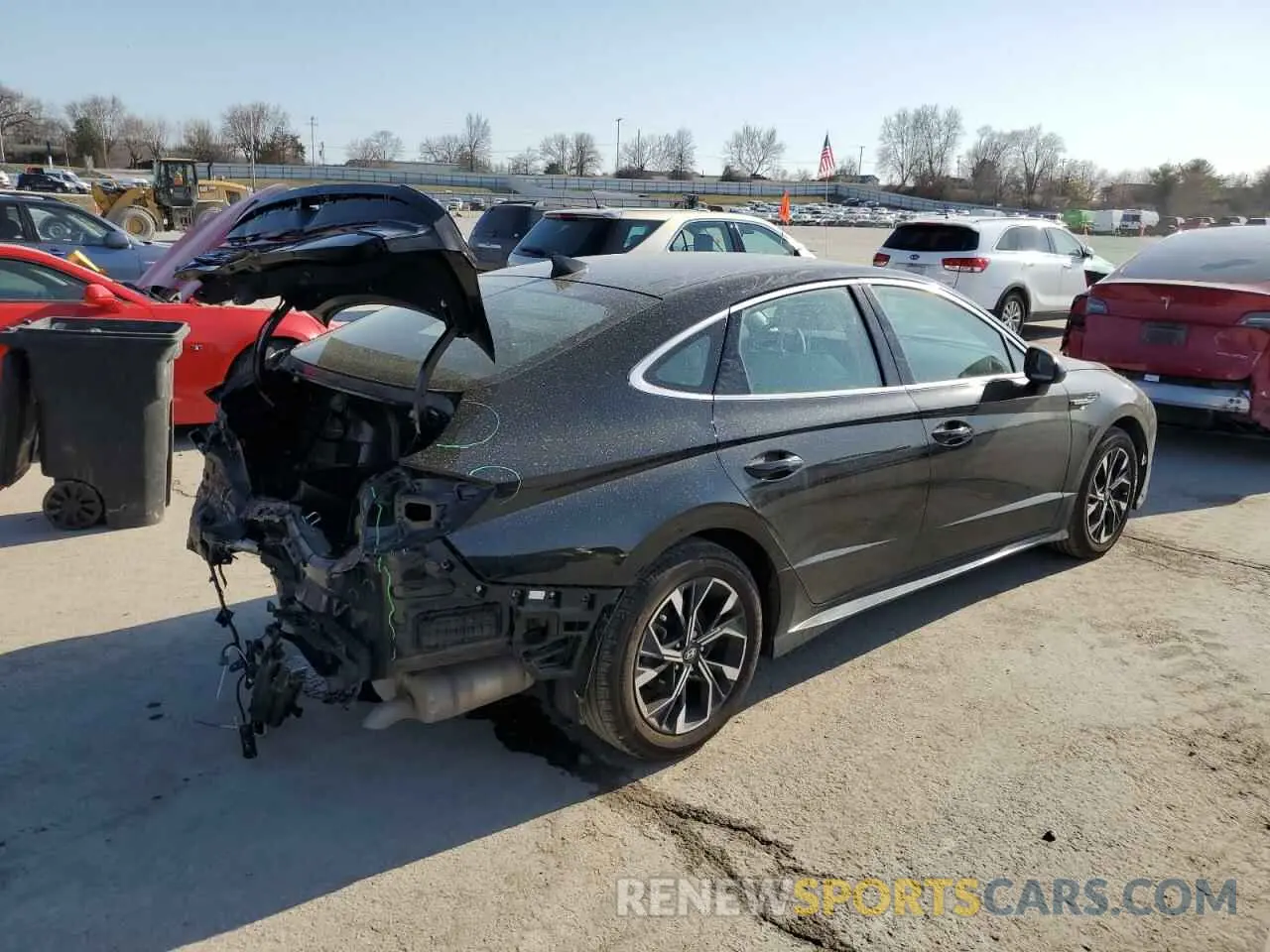3 Photograph of a damaged car KMHL64JA5RA366629 HYUNDAI SONATA 2024