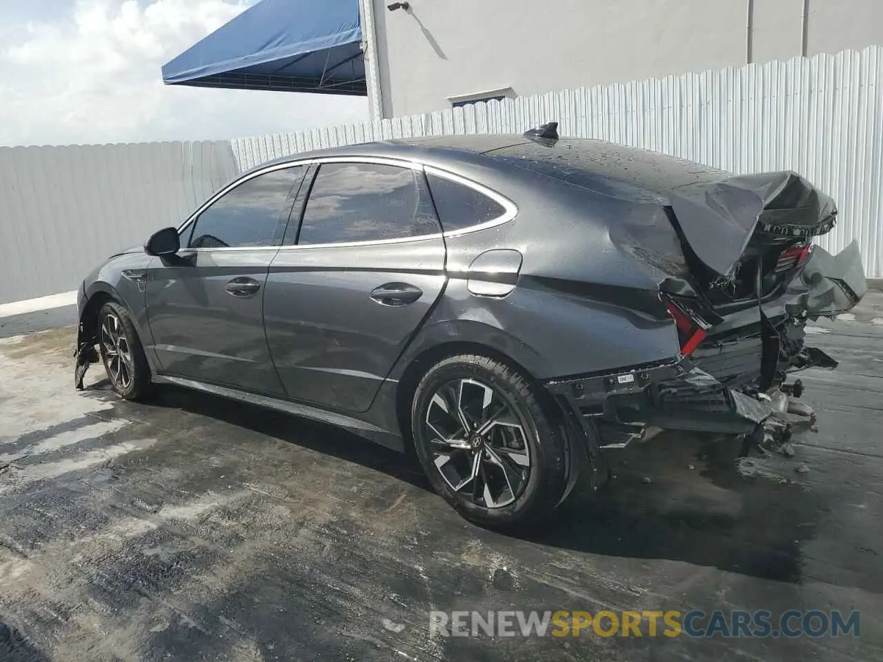 2 Photograph of a damaged car KMHL64JA5RA371880 HYUNDAI SONATA 2024