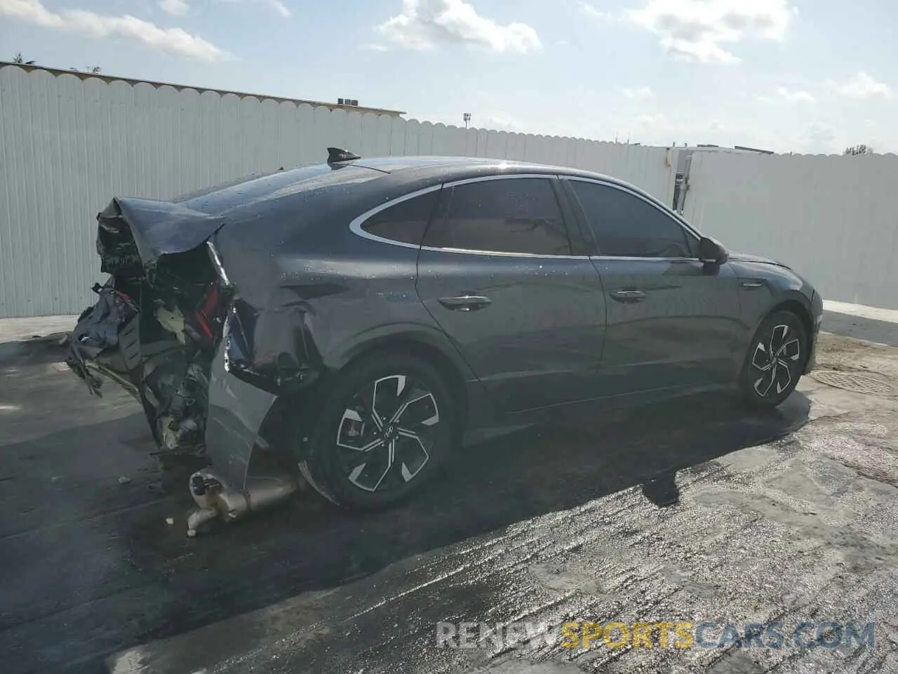 3 Photograph of a damaged car KMHL64JA5RA371880 HYUNDAI SONATA 2024