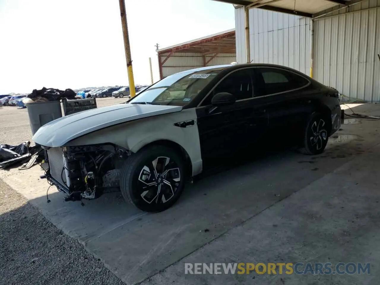 1 Photograph of a damaged car KMHL64JA5RA375654 HYUNDAI SONATA 2024