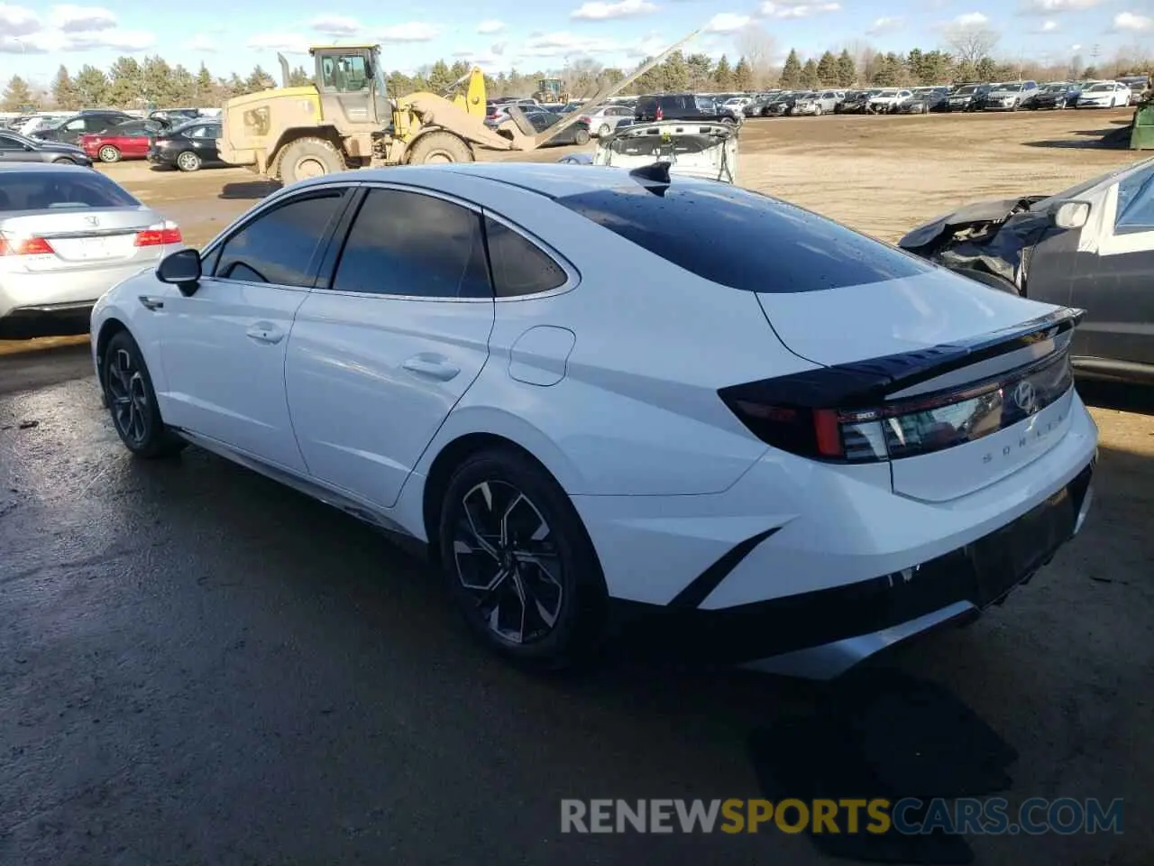 2 Photograph of a damaged car KMHL64JA5RA376500 HYUNDAI SONATA 2024